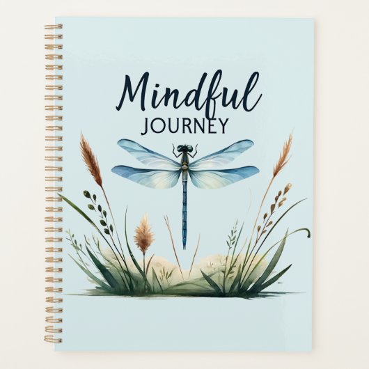 Mindful Journey - Artistieke Dragonfly Planner (Voorkant)