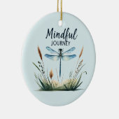 Mindful Journey - Dragonfly Natuur Keramisch Ornament (Rechts)