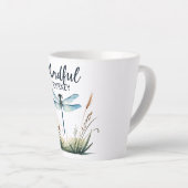 Mindful Journey - Dragonfly Natuur Latte Mok (Rechterhoek)