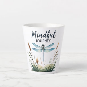 Mindful Journey - Dragonfly Natuur Latte Mok