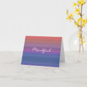 Mindful - Kies uw eigen WORD voor het jaar! Kaart (Gele Bloem)