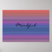 Mindful - Kies uw eigen WORD voor het jaar! Poster (Voorkant)