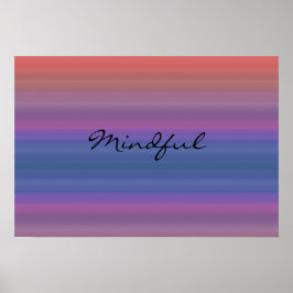 Mindful - Kies uw eigen WORD voor het jaar! Poster