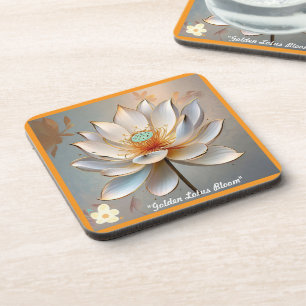 "Mindful Lotus Flower" Bier Onderzetter
