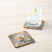 "Mindful Lotus Flower" Bier Onderzetter (Rechterzijde)