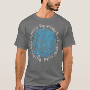 Mindful Lotus Ganesh Spirituele Divine Yoga Medita T-shirt