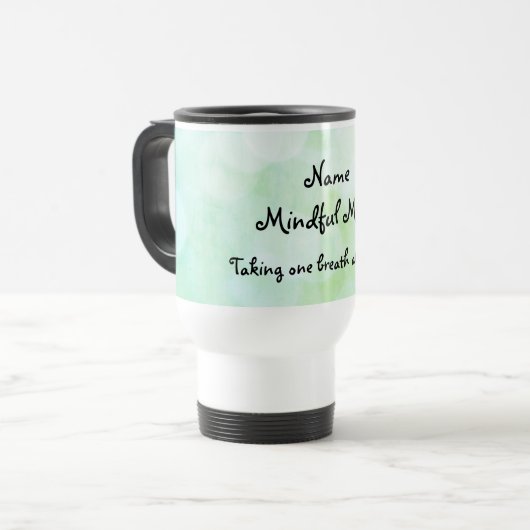 Mindful Mam Design Travel Mug Reisbeker (Voorkant links)