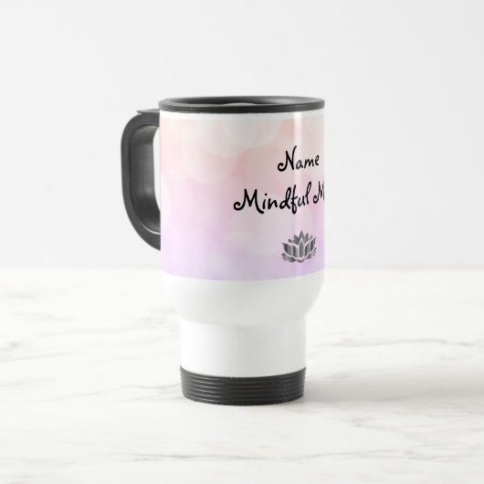 Mindful Mam Design Travel Mug Reisbeker (Voorkant links)