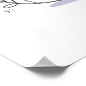 Mindful Meditatie Kat Schetsboek Ontwerp Poster (Hoek)