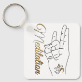 Mindful Meditation Sleutelhanger (Voorkant)