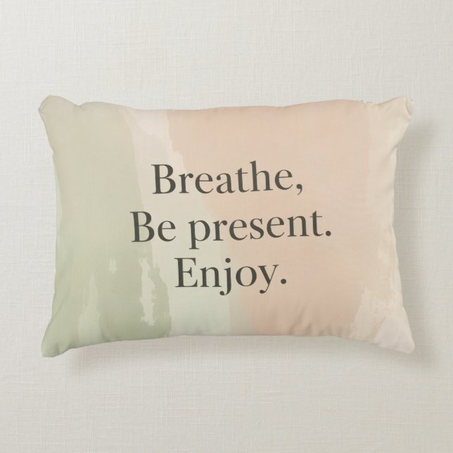 Mindful Message Accent Pillow Accent Kussen (Voorkant)