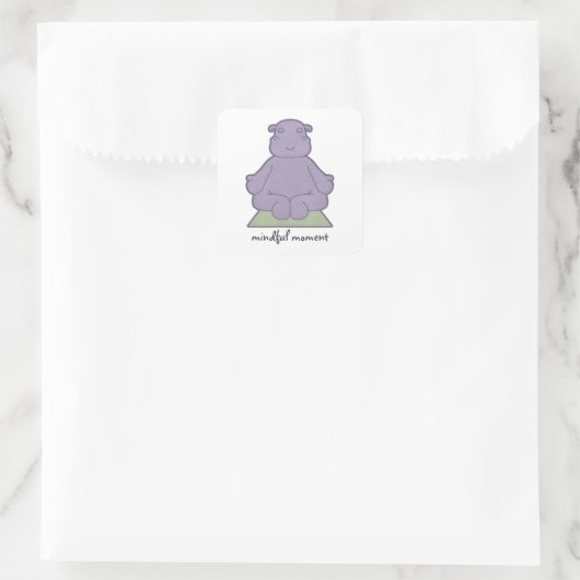 Mindful Moment Hippo Stickers (Tas)