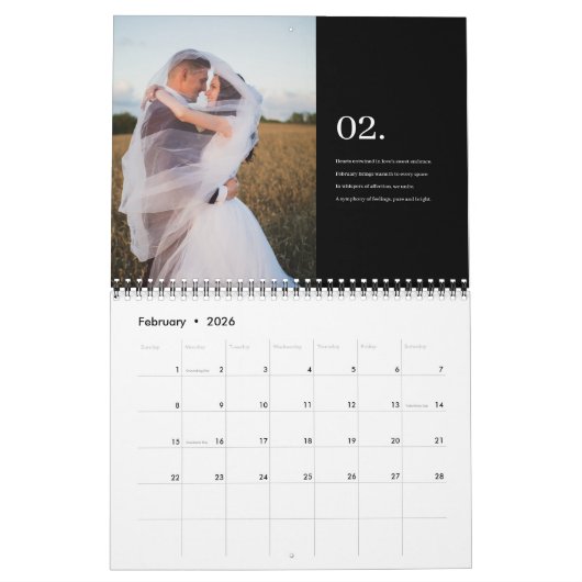 Mindful Moments Familie Foto's en Gedichten Kalender (Feb 2026)