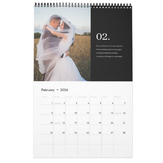 Mindful Moments Familie Foto's en Gedichten Kalender (Feb 2026)