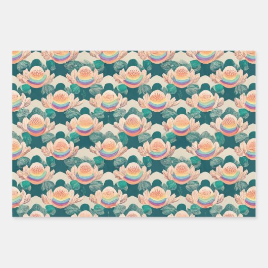 Mindful Moments Mental Health Wrapping Paper (Voorkant)