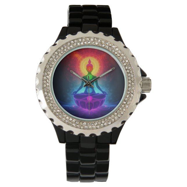 Mindful Moments, tijdloos design Horloge (Voorkant)