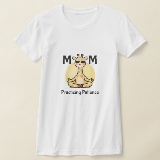 Mindful Motherhood | Practicing Patience Giraffe T-shirt (Laagn)