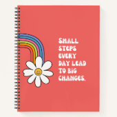 Mindful Motivation Quote Gepersonaliseerd Notitieb Notitieboek (Voorkant)