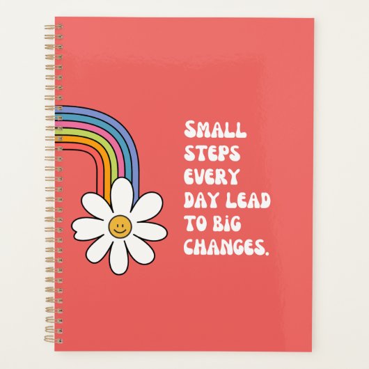 Mindful Motivation Quote Gepersonaliseerde Planner (Voorkant)