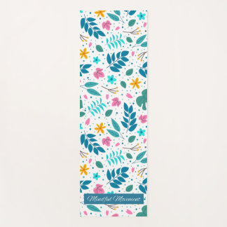 Mindful Movement Floral Yoga Mat