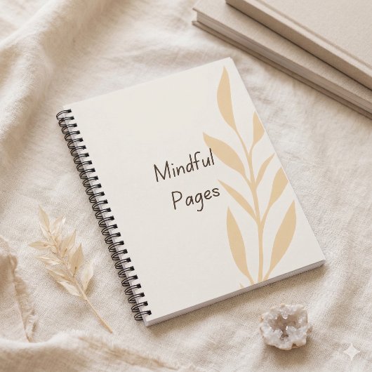 Mindful Pages Minimalistische Esthetische Notitieb Notitieboek