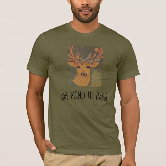 MINDFUL PAPÁ BUCK T-SHIRT (Voorkant)