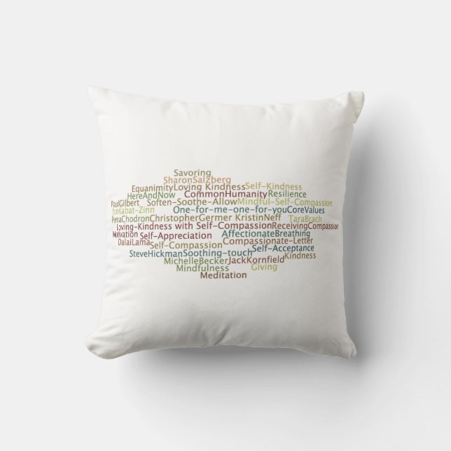 Mindful Pillow van MindfulMethods4Life Kussen (Voorkant)