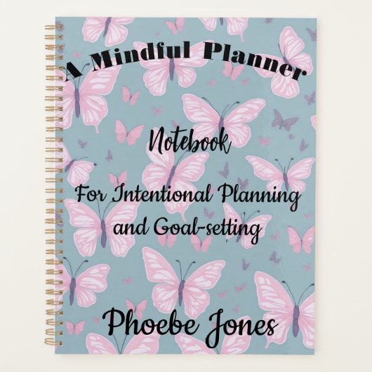 Mindful Planner for Intentional Planning and Goal- (Voorkant)