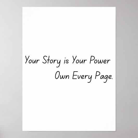 Mindful Productivity Process Quote Modern Poster (Voorkant)