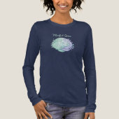 Mindful Space - Pastel Serenity Design Tri-Blend Shirt (Voorkant)