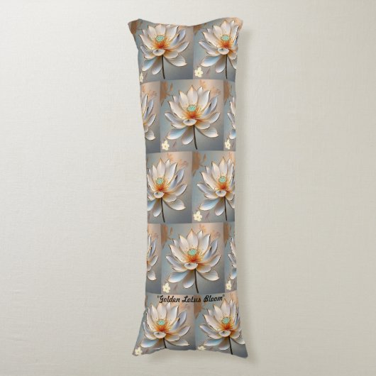 "Mindful Spirituele groei" Lichaamskussen (Voorkant Verticaal)