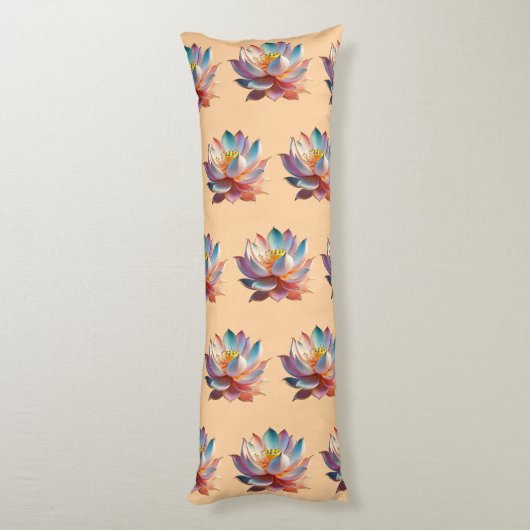 "Mindful Spirituele groei" Lichaamskussen (Achterkant (Verticaal))