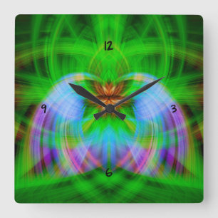 Mindful square wall klok