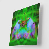 Mindful square wall klok (Hoek)