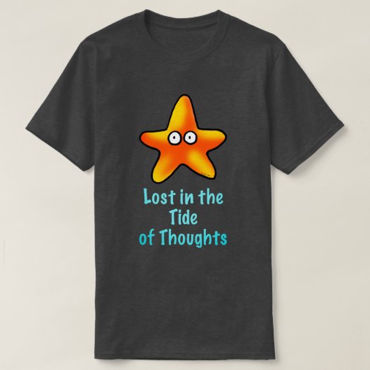Mindful Starfish bij Ocean Tide T-shirt (Design voorkant)