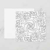 Mindful Summer: Funny Melting Cats Kleuren Kaart (Voorkant / Achterkant)