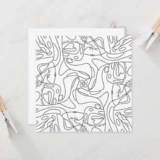 Mindful Summer: Funny Melting Cats Kleuren Kaart