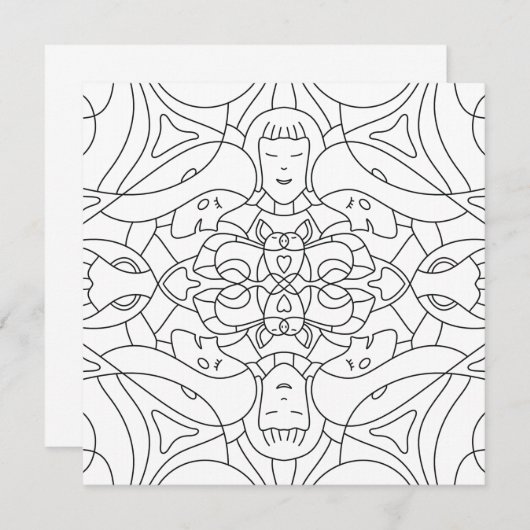 Mindful Summer: Schattigee en speelse kleurstof Ka (Voorkant / Achterkant)