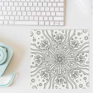 Mindful Summer: Schattigee kleur uw eigen kleur Poster