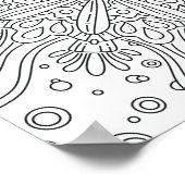 Mindful Summer: Schattigee kleur uw eigen kleur Poster (Hoek)