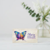 Mindful Wings - Vlinderbrein Visitekaartje (Staand voorkant)