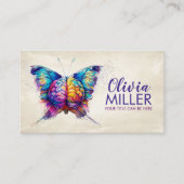 Mindful Wings - Vlinderbrein Visitekaartje (Voorkant)