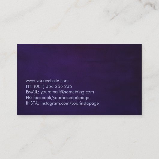 Mindful Wings - Vlinderbrein Visitekaartje (Achterkant)