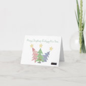 Mindful Word Art Kerstkaart met Vouwkaart Kaart (Achterkant)