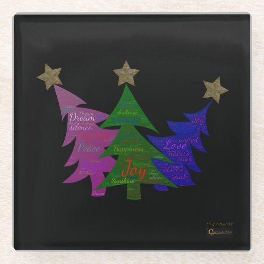 Mindful Word Art - Onderzetters (Voorkant)