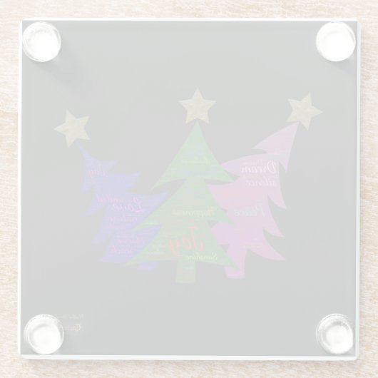 Mindful Word Art - Onderzetters (Achterkant)