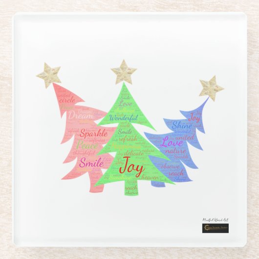 Mindful Word Art - Onderzetters (Voorkant)