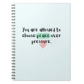 Mindful Writing Notebook – Choose Calm Notitieboek (Voorkant)