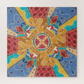 Mindful Zomer: Kleurrijk en Grappig Legpuzzel (Verticaal)