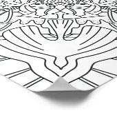 Mindful Zomer: Vreedzame Botanische Kleuring Poster (Hoek)